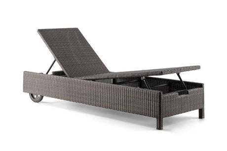 Hunn Maxime II Chaise Longue Résine Tressée 