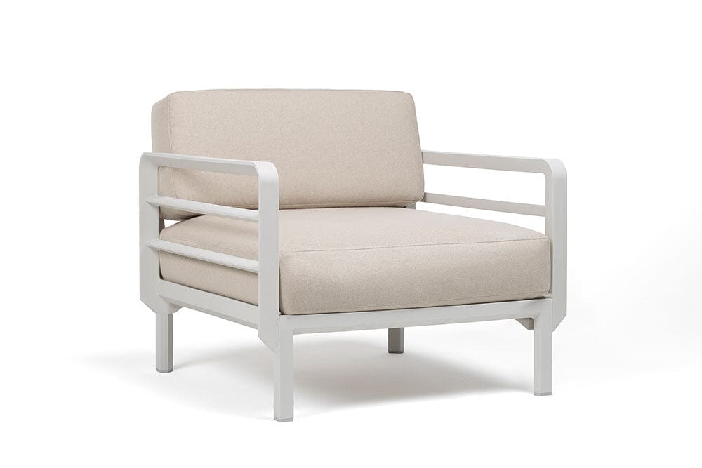 Hunn Maximo Fauteuil Club Lounge Gesso - Perla 