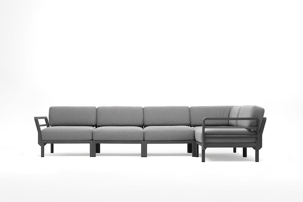 Hunn Maximo Salon Lounge 5 pièces Basalto - Lava 