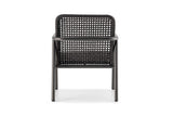 Hunn Palma Fauteuil Lounge Anthracite avec Cordes 