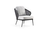 Hunn Ravenna Fauteuil Club Lounge Anthracite Kuba Gris 
