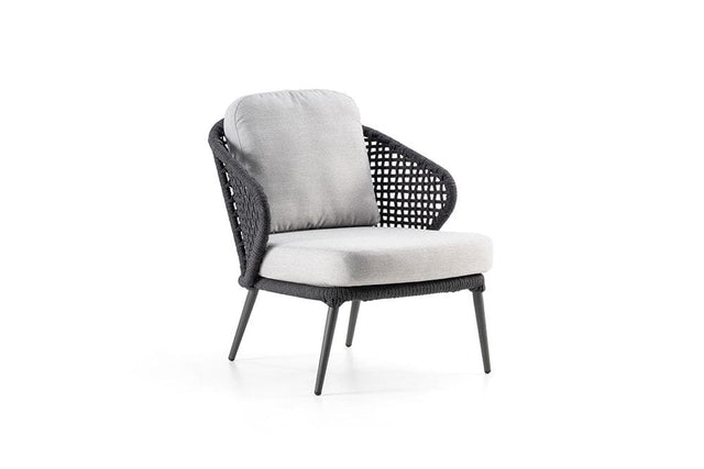 Hunn Ravenna Fauteuil Club Lounge Anthracite Kuba Gris 