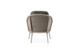 Hunn Ravenna Fauteuil Club Lounge avec coussins 