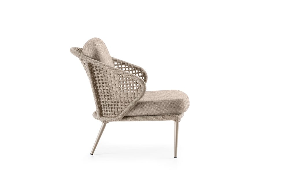 Hunn Ravenna Fauteuil Club Lounge avec coussins 