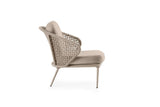 Hunn Ravenna Fauteuil Club Lounge avec coussins 