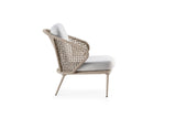 Hunn Ravenna Fauteuil Club Lounge avec coussins 