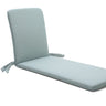 Hunn Standard Coussin matelas pour Chaise longue 190x60cm Dupione Bleu Clair 