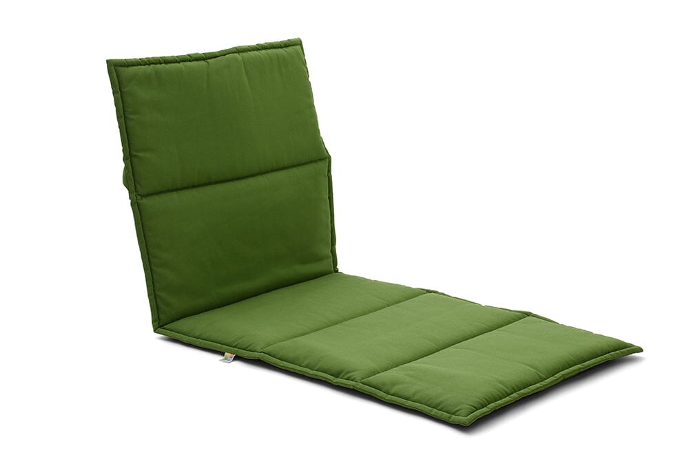 Hunn Victoria Coussin d'assise et de dossier pour chaise longue 128x53cm Dralon Vert Bouteille 