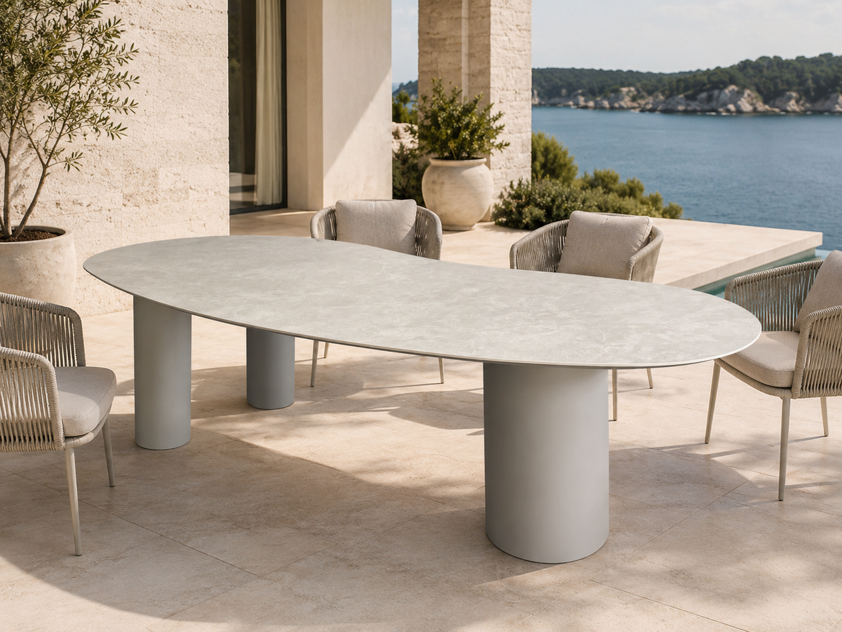 Elefanto Table Organic ceramic top 260x104cm
