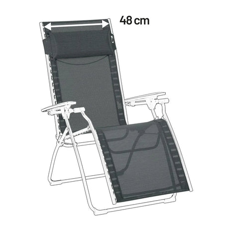 Lafuma Futura Kit Toile de rechange clip pour Relax Evolution - Largeur 48cm