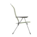 Lafuma Alu Cham Fauteuil pliant multipositions aluminium Batyline Iso Moss