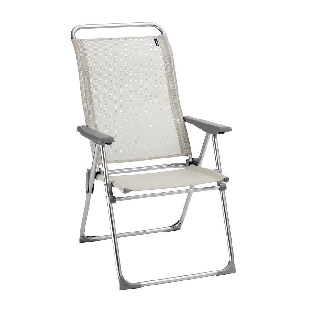 Lafuma Alu Cham Fauteuil pliant multipositions aluminium Batyline Iso Seigle II