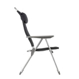 Lafuma Alu Cham XL Fauteuil pliant multipositions aluminium AirComfort Acier