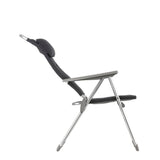 Lafuma Alu Cham XL Fauteuil pliant multipositions aluminium AirComfort Acier