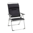 Lafuma Alu Cham XL Fauteuil pliant multipositions aluminium AirComfort Acier