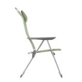 Lafuma Alu Cham XL Fauteuil pliant multipositions aluminium Batyline Iso Moss