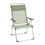 Lafuma Alu Cham XL Fauteuil pliant multipositions aluminium Batyline Iso Moss