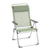 Lafuma Alu Cham XL Fauteuil pliant multipositions aluminium Batyline Iso Moss