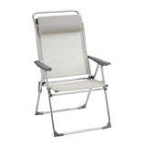 Lafuma Alu Cham XL Fauteuil pliant multipositions aluminium Batyline Iso Seigle II