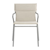 Lafuma Ancône Fauteuil repas matelassé Hedona Latte