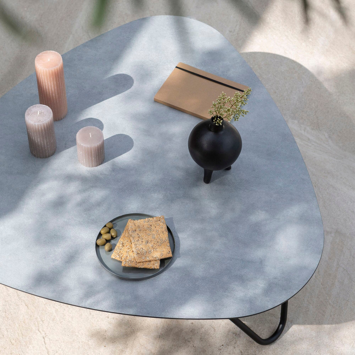 Lafuma Cocoon Table basse plateau HPL ambiance