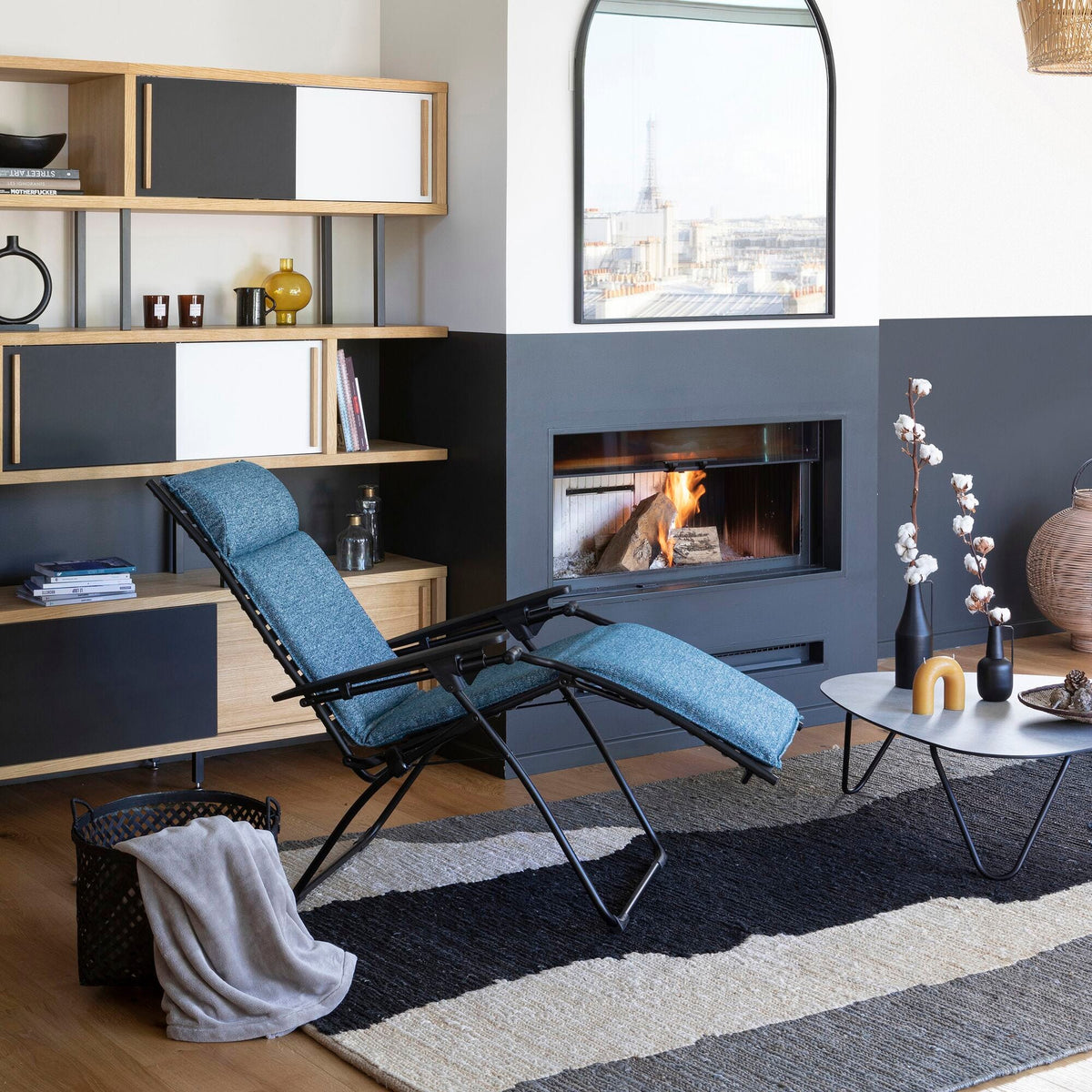 Lafuma Cocoon Table basse plateau HPL ambiance