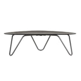Lafuma Cocoon Table basse plateau HPL Fusain / châssis Titane