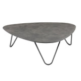 Lafuma Cocoon Table basse plateau HPL Fusain / châssis Titane