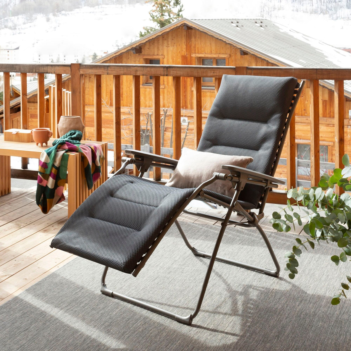 Lafuma Evolution Fauteuil Relax Zéro Gravité matelassé BeComfort ambiance