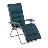 Lafuma Evolution Fauteuil Relax Zéro Gravité matelassé BeComfort Bleu Encre
