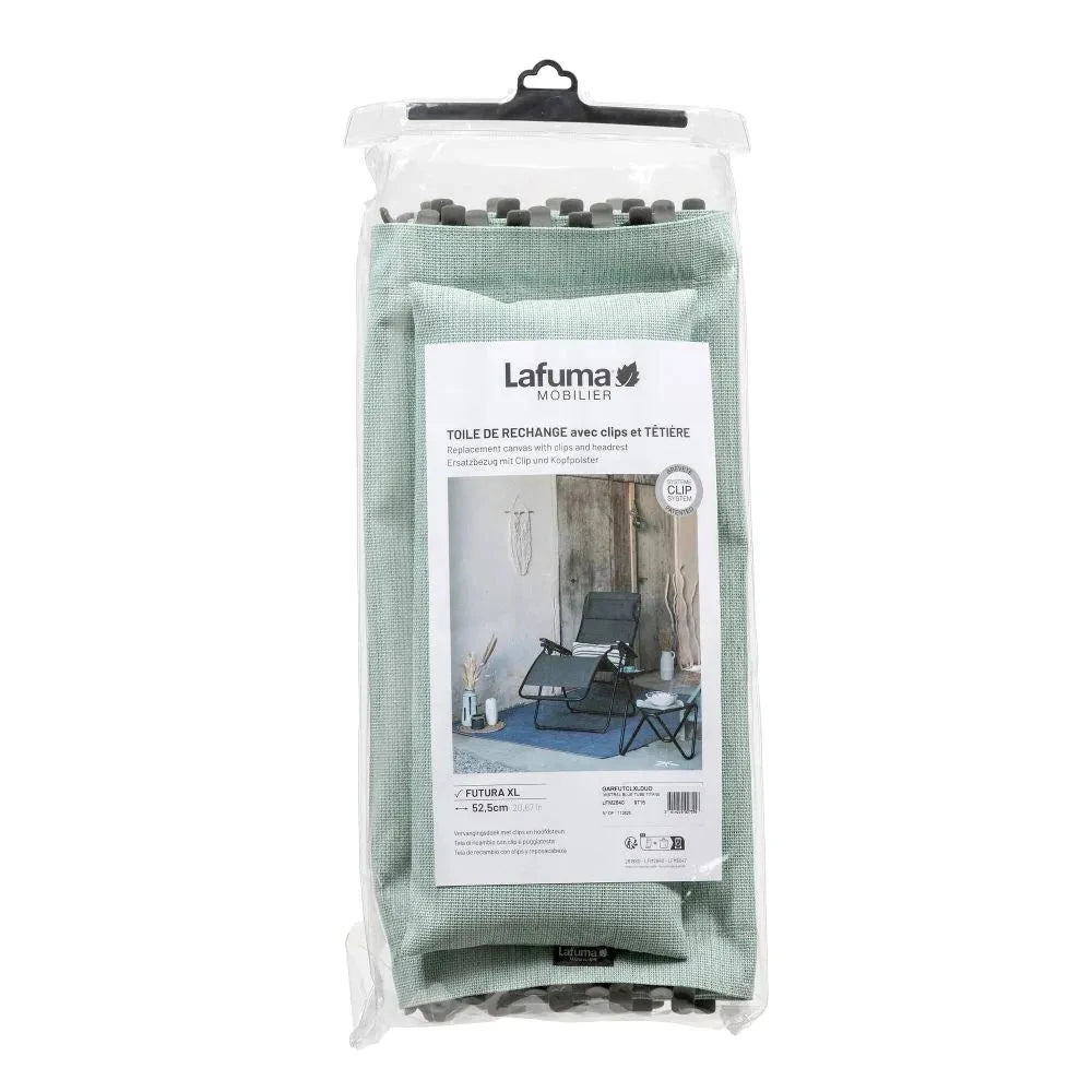 Lafuma Futura Kit Toile de rechange XL Clip pour Relax Rsx XL - Rsxa XL- Rsxa Clip XL - Futura XL 