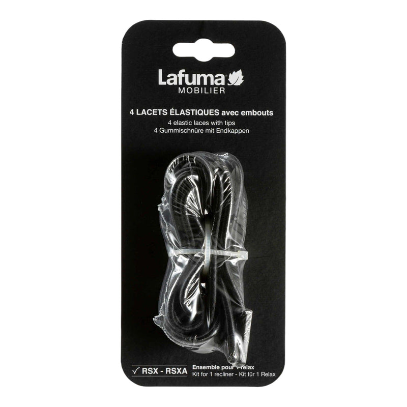 Lafuma Kit Lacets élastiques Noir avec embouts pour Rsx - Rsxa 