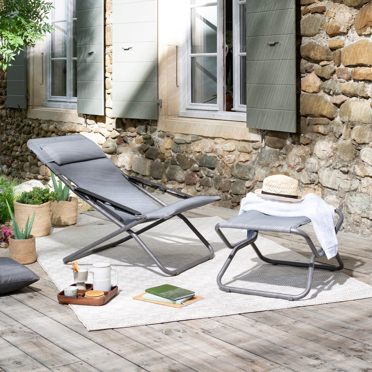 Lafuma Littoral Drap de bain grand format 170x75cm ambiance
