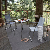 Lafuma Louisiane Table de camping pliante 73x60cm ambiance