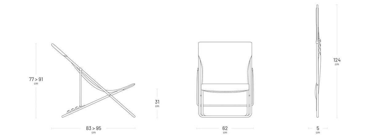 Lafuma Max Transatraye Chilienne Airlon Rayure 