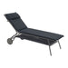 Lafuma Miami II Haut Lit bain de soleil haut matelassé BeComfort Dark Grey