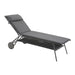 Lafuma Miami II Haut Lit bain de soleil haut matelassé BeComfort Silver