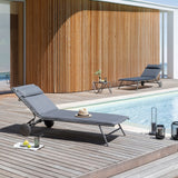 Lafuma Miami II Lit bain de soleil matelassé BeComfort ambiance