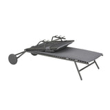 Lafuma Miami II Lit bain de soleil matelassé BeComfort Silver