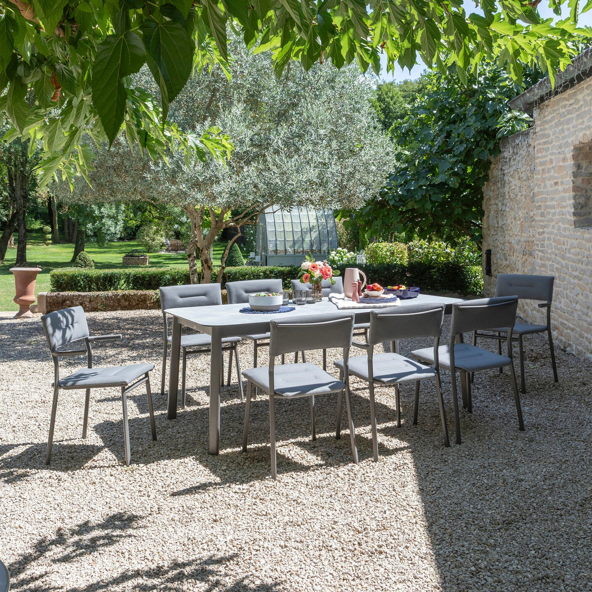 Lafuma Oron Chaise repas matelassée BeComfort ambiance