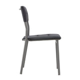 Lafuma Oron Chaise repas matelassée BeComfort Dark Grey