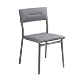 Lafuma Oron Chaise repas matelassée BeComfort Silver