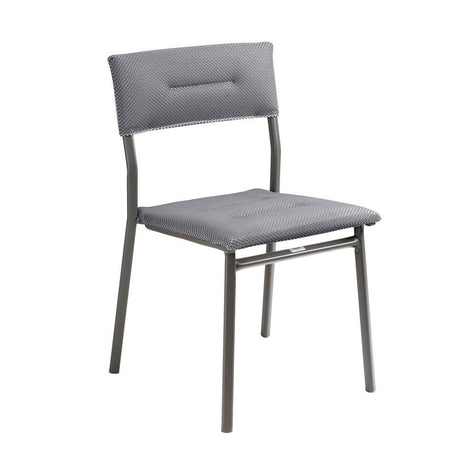 Lafuma Oron Chaise repas matelassée BeComfort Silver