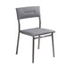 Lafuma Oron Chaise repas matelassée BeComfort Silver