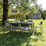 Lafuma Oron Fauteuil repas Batyline Duo ambiance