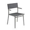 Lafuma Oron Fauteuil repas Batyline Duo Obsidian