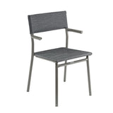 Lafuma Oron Fauteuil repas Batyline Duo Obsidian