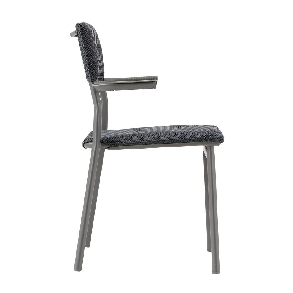 Lafuma Oron Fauteuil repas matelassé BeComfort Dark Grey