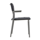 Lafuma Oron Fauteuil repas matelassé BeComfort Dark Grey