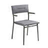 Lafuma Oron Fauteuil repas matelassé BeComfort Silver